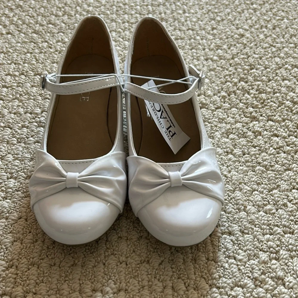 Children’s Place white Patent Leather Shoes